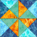 Electric Fan quilt block www.dlstewart.com